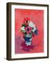 Anemones on a Red Ground, 1992-Diana Schofield-Framed Giclee Print