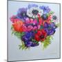 Anemones: Red, White, Pink and Purple-Joan Thewsey-Mounted Giclee Print