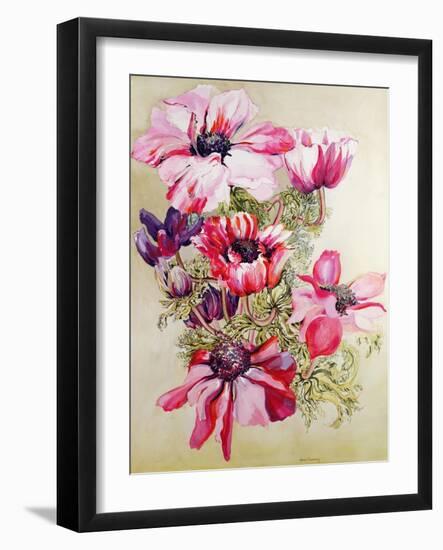 Anemones-Joan Thewsey-Framed Giclee Print