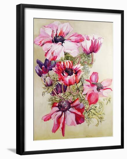 Anemones-Joan Thewsey-Framed Premium Giclee Print