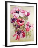 Anemones-Joan Thewsey-Framed Giclee Print