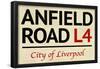 Anfield Road L4 Liverpool Street-null-Framed Poster