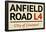 Anfield Road L4 Liverpool Street-null-Framed Poster