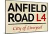 Anfield Road L4 Liverpool Street-null-Mounted Poster