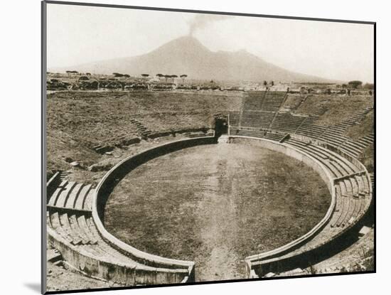 Anfiteatro, Pompeii, Italy, C1900s-null-Mounted Giclee Print