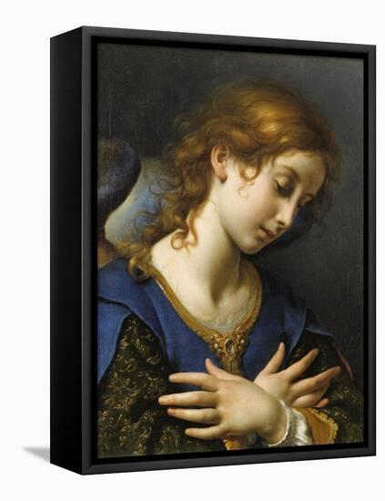 Ange de l'Annonciation-Carlo Dolci-Framed Stretched Canvas