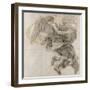 Ange emportant l'Arche d'alliance-Charles Le Brun-Framed Giclee Print