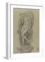 Ange : projet de statue funéraire-Gustave Moreau-Framed Giclee Print