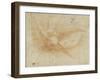 Ange volant, vu de face, les bras ouverts-Domenico Beccafumi-Framed Giclee Print