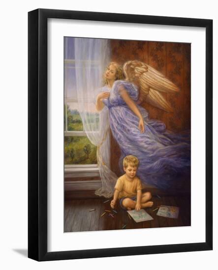 Angel 10-Edgar Jerins-Framed Giclee Print