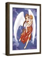 Angel And Child-Harry Briggs-Framed Giclee Print