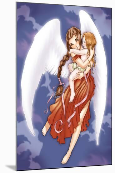 Angel And Child-Harry Briggs-Mounted Premium Giclee Print