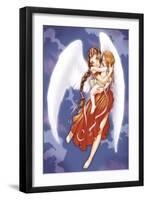 Angel And Child-Harry Briggs-Framed Premium Giclee Print