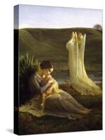 Angel and Mother, 1854-Louis Janmot-Stretched Canvas