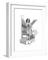 Angel and Organ, Early 16th Century-Henry Shaw-Framed Giclee Print