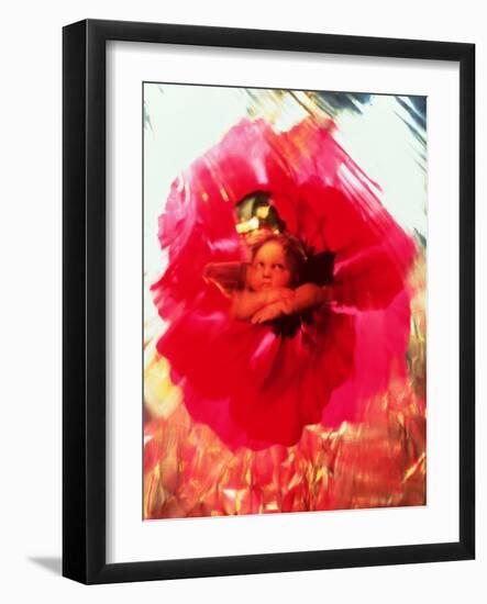 Angel and Poppy-Katherine Fawssett-Framed Giclee Print