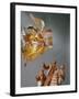 Angel and Shepherds, from the Christmas Creche and Tree-null-Framed Giclee Print