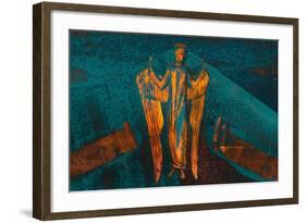 Angel and the Annunciation, from the Series Annunciation, 2016-Joy Lions-Framed Giclee Print