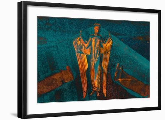 Angel and the Annunciation, from the Series Annunciation, 2016-Joy Lions-Framed Giclee Print