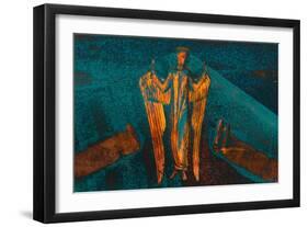 Angel and the Annunciation, from the Series Annunciation, 2016-Joy Lions-Framed Giclee Print