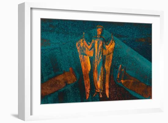 Angel and the Annunciation, from the Series Annunciation, 2016-Joy Lions-Framed Giclee Print