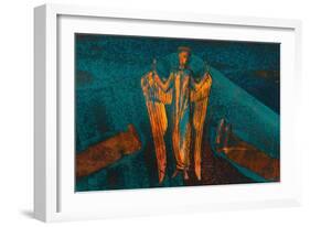 Angel and the Annunciation, from the Series Annunciation, 2016-Joy Lions-Framed Giclee Print