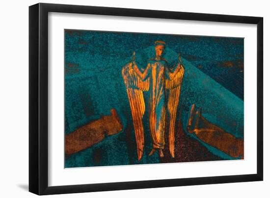 Angel and the Annunciation, from the Series Annunciation, 2016-Joy Lions-Framed Premium Giclee Print