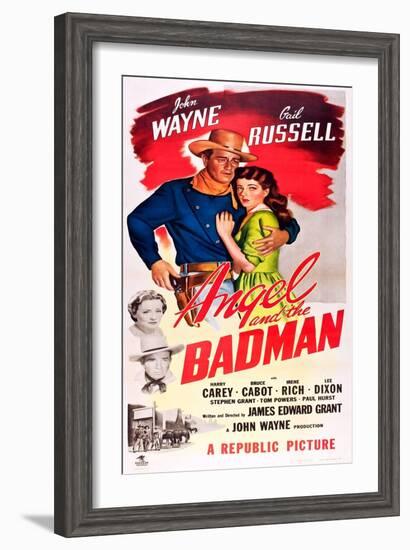 Angel and the Badman, 1947-null-Framed Art Print