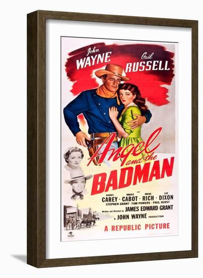 Angel and the Badman, 1947-null-Framed Art Print