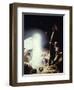 Angel and the Shepherds-Carl Bloch-Framed Premium Giclee Print