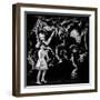 Angel and the Social Media Jungle-Piet Flour-Framed Photographic Print