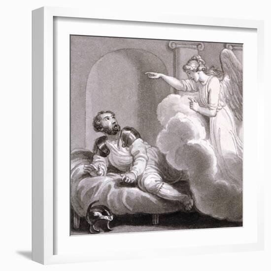 Angel Appearing to Cornelius, C1810-C1844-Henry Corbould-Framed Giclee Print