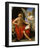 Angel Appearing to St. Jerome, c.1640-Guido Reni-Framed Giclee Print