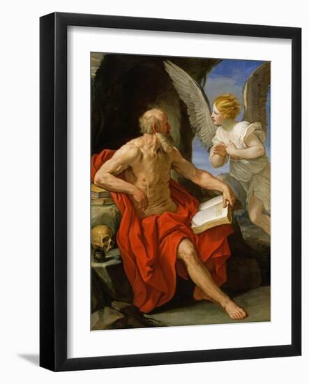 Angel Appearing to St. Jerome, c.1640-Guido Reni-Framed Giclee Print