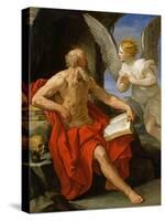 Angel Appearing to St. Jerome, c.1640-Guido Reni-Stretched Canvas