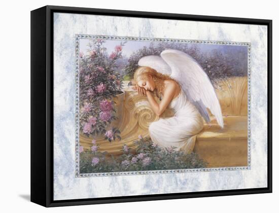 Angel at Rest-Edward Tadiello-Framed Stretched Canvas