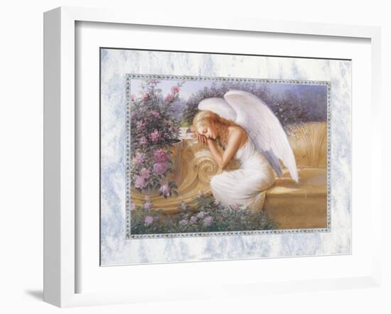 Angel at Rest-Edward Tadiello-Framed Art Print