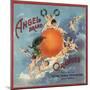 Angel Brand - California - Citrus Crate Label-Lantern Press-Mounted Art Print