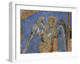 Angel, Detail from 10th Century Fresco, Church of Buckle-null-Framed Giclee Print