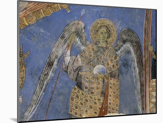 Angel, Detail from 10th Century Fresco, Church of Buckle-null-Mounted Giclee Print