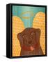 Angel Dog Choc-Stephen Huneck-Framed Stretched Canvas