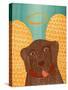 Angel Dog Choc-Stephen Huneck-Stretched Canvas