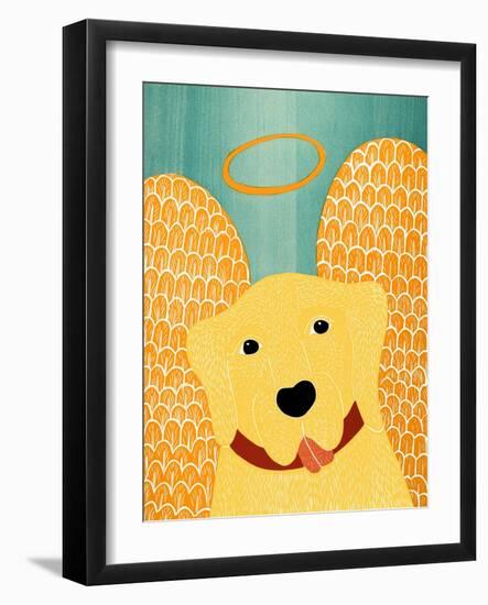 Angel Dog Yellow-Stephen Huneck-Framed Giclee Print