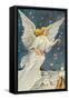 Angel Dropping Flowers-null-Framed Stretched Canvas