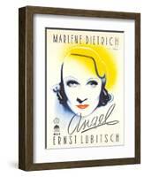 Angel, Dutch Movie Poster, 1937-null-Framed Art Print