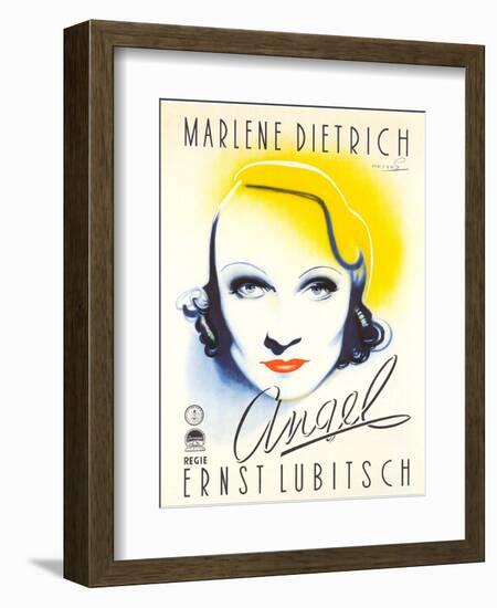 Angel, Dutch Movie Poster, 1937-null-Framed Art Print