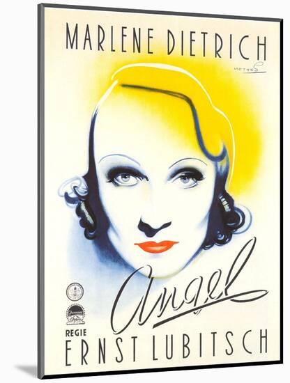 Angel, Dutch Movie Poster, 1937-null-Mounted Art Print