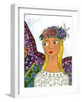 Angel Ellen-Debra Denise Purcell-Framed Giclee Print