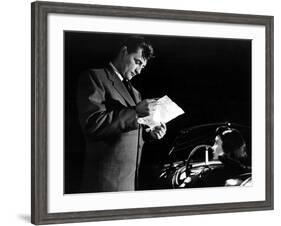 Angel Face, Robert Mitchum, Jean Simmons, 1952-null-Framed Photo