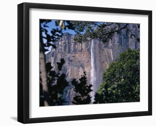 Angel Falls, Canaima National Park, Venezuela, South America-Charles Bowman-Framed Premium Photographic Print